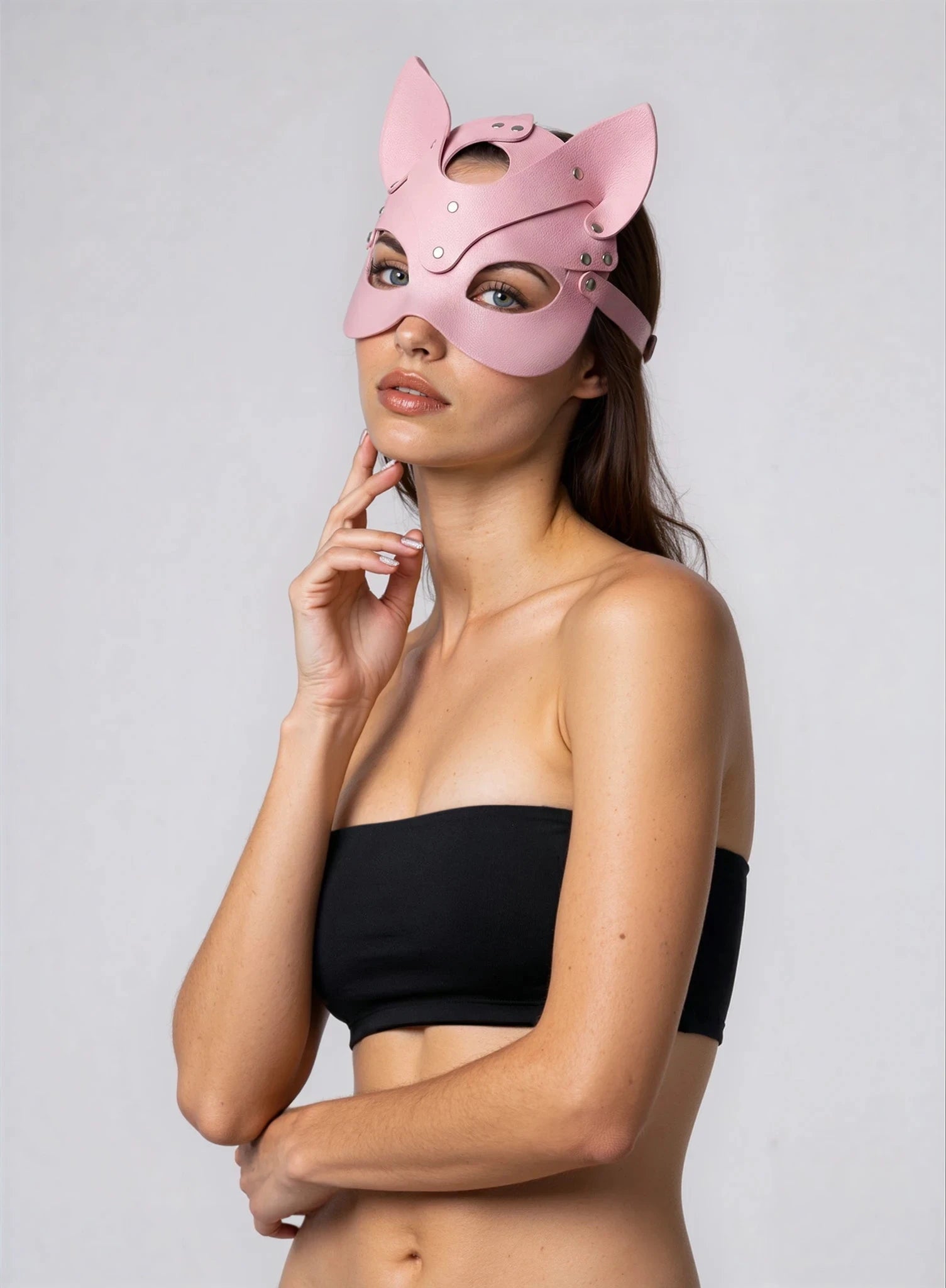 Masque Piggy Rose